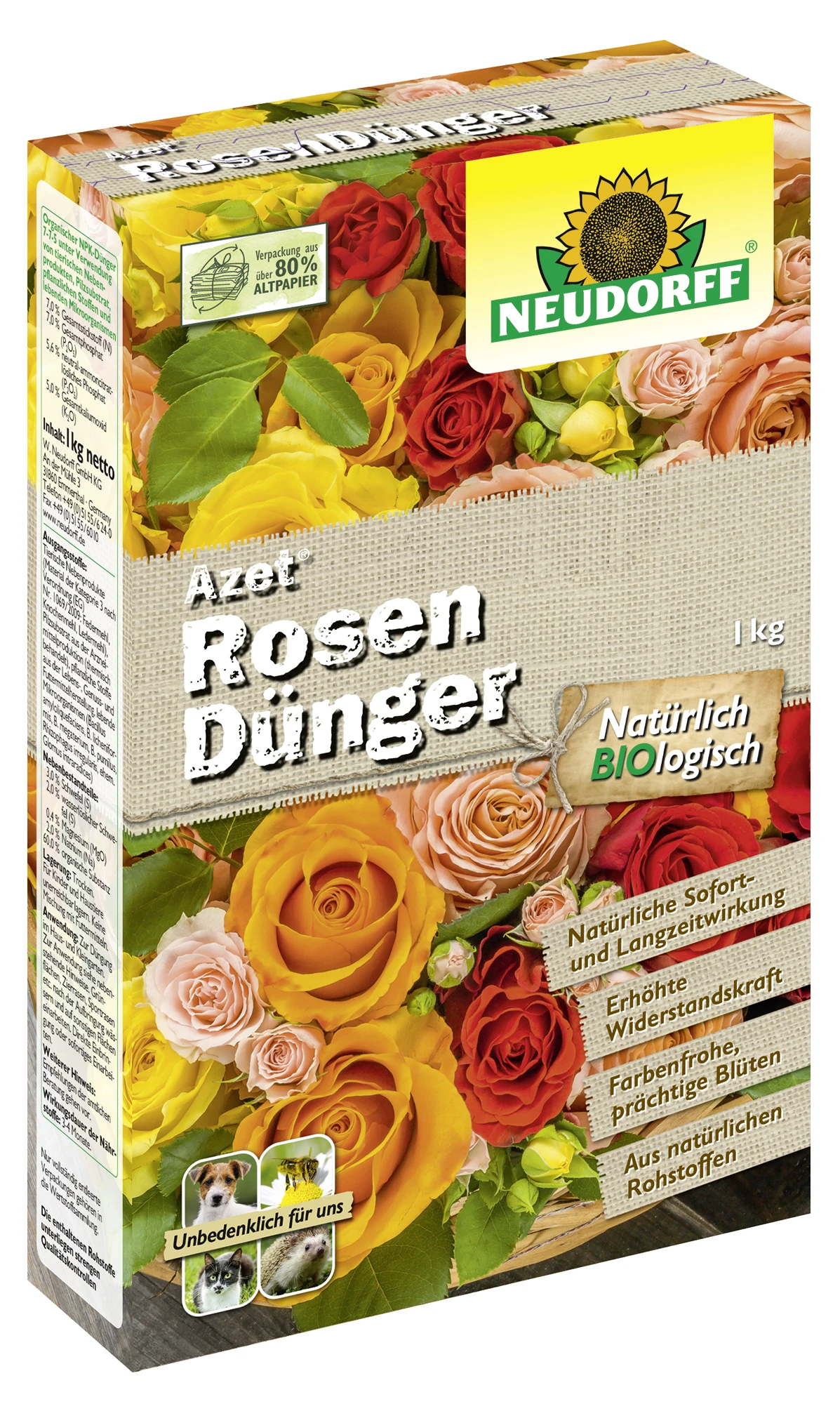Azet RosenDünger (1 Kg) | Dünger Von Neudorff 1 Azet RosenDünger (1 Kg) | Dünger Von Neudorff