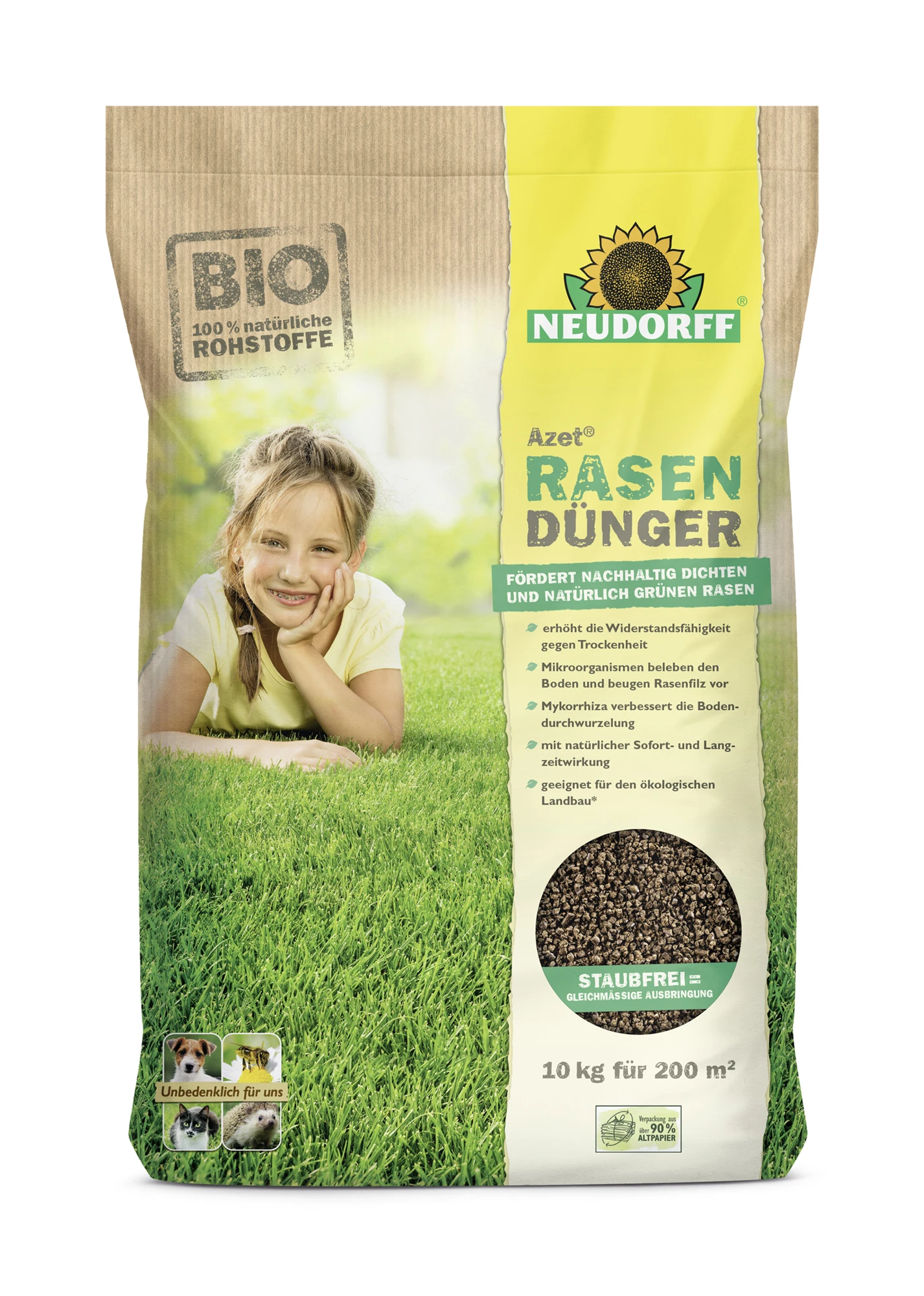 Azet RasenDünger (10 Kg) | Rasendünger Von Neudorff 1 Azet RasenDünger (10 Kg) | Rasendünger Von Neudorff