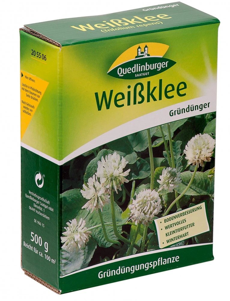 Weißklee 500 G | Gründünger Von Quedlinburger 1 Weißklee 500 G | Gründünger Von Quedlinburger