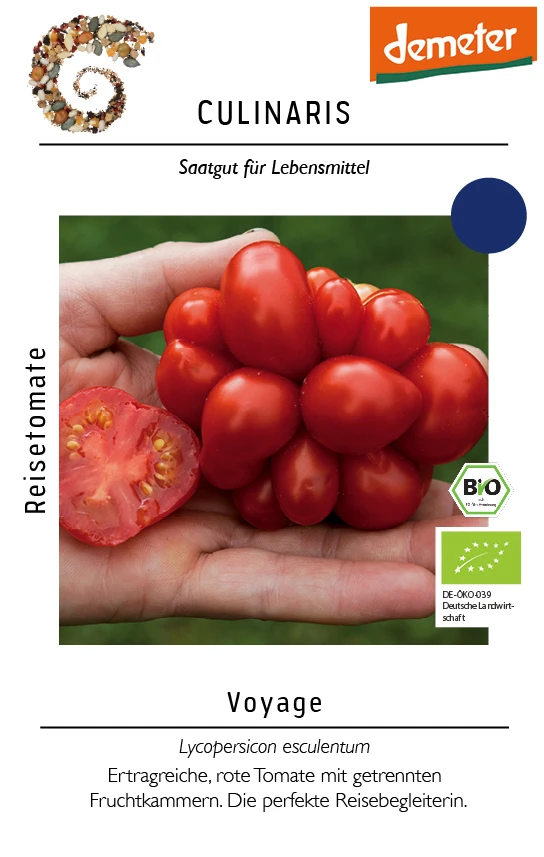 Reisetomate Voyage | BIO Reisetomatensamen Von Culinaris 1 Reisetomate Voyage | BIO Reisetomatensamen Von Culinaris