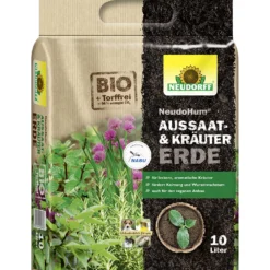 NeudoHum Bio AussaatErde Und KräuterErde (10 L) | Erde &amp; Dünger Von Neudorff