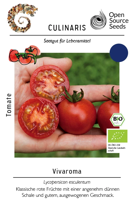 Freilandtomate Vivaroma | BIO Freilandtomatensamen Von Culinaris 1 Freilandtomate Vivaroma | BIO Freilandtomatensamen Von Culinaris