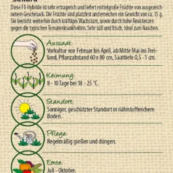 Tomate Sakura | BIO Tomatensamen Von Samen Pfann