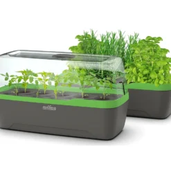 BoQube Gewächshaus &amp; Pflanzkasten L Anthrazit-grün | Zimmergewächshäuser Von Romberg -Baum Freude Verkäufe 539702 BoQube Gewaechshaus Farbe anthrazit gru 5