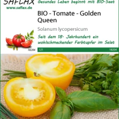 Tomate Golden Queen | BIO Tomatensamen Von Saflax