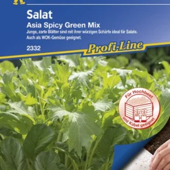 Salat Asia Spicy Green Mix (Saatteppich) | Salatsamen Von Kiepenkerl
