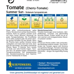Cherrytomate Summer Sun F1 | Kirschtomatensamen Von Kiepenkerl