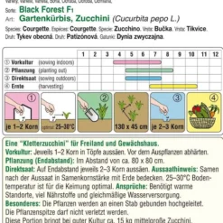 Zucchini Black Forest F1 | Zucchinisamen Von Austrosaat