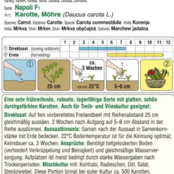 Karotte Napoli F1 | Karottensamen Von Austrosaat