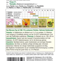 Salat-Tomate Tiren F1 | Salattomatensamen Von Austrosaat