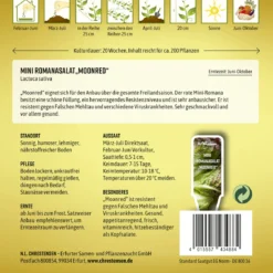 Mini Romanasalat Moonred | Romanasalatsamen Von N.L. Chrestensen