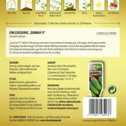 Einlegegurke Gunnar F1 | Einlegegurkensamen Von N.L. Chrestensen