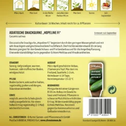 Asiatische Snackgurke Hopeline F1 | Gurkensamen Von N.L. Chrestensen