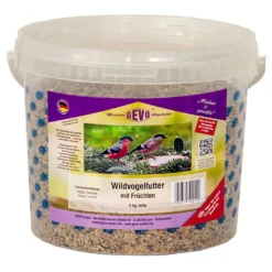 Wildvogelfutter Mit Früchten (5 Kg Im Eimer) | Wildvogelfutter Von GEVO