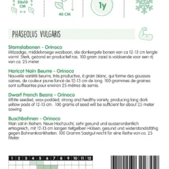 Buschbohnen Orinoco (100 G) | Buschbohnensamen Von Hortitops