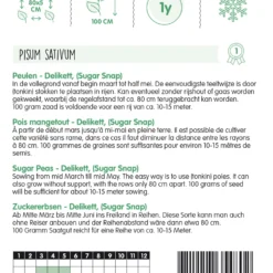 Zuckererbsen Delikett (Sugar Snap) (100 G) | Zuckererbsensamen Von Hortitops