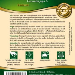 Zucchini Partenon | Zucchinisamen Von Quedlinburger