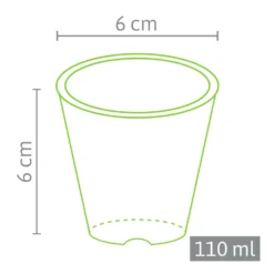 6 X 6 Cm Anzuchttopf Rund (2520 Stück) | Anzuchttöpfe Von Fertil -Baum Freude Verkäufe 548145 6 x 6 cm Anzuchttoepfe rund 2520 Stueck 505 C 1 2
