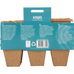 6 X 6 Cm Anzuchttopf Strips (32 Stück) | Anzuchttöpfe Von Sogo -Baum Freude Verkäufe 548516 6 x 6 cm Organic Toepfe strips 32 Stueck 887312 sg 1