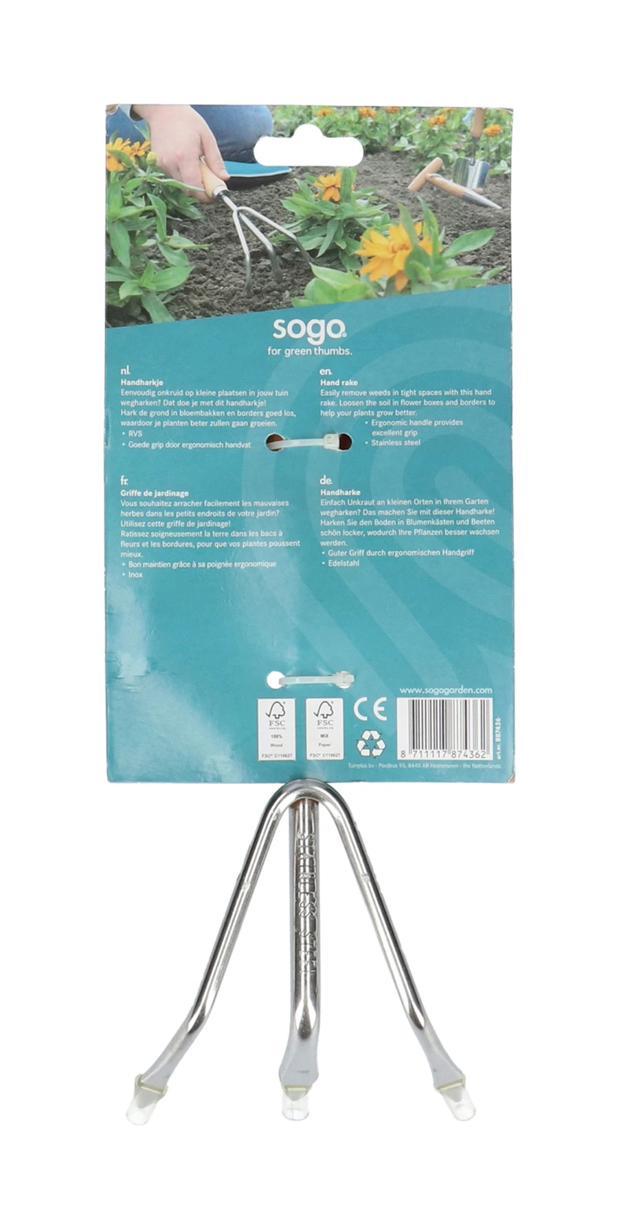 Handharke | Gartengeräte Von Sogo 2 Handharke | Gartengeräte Von Sogo – Bild 2