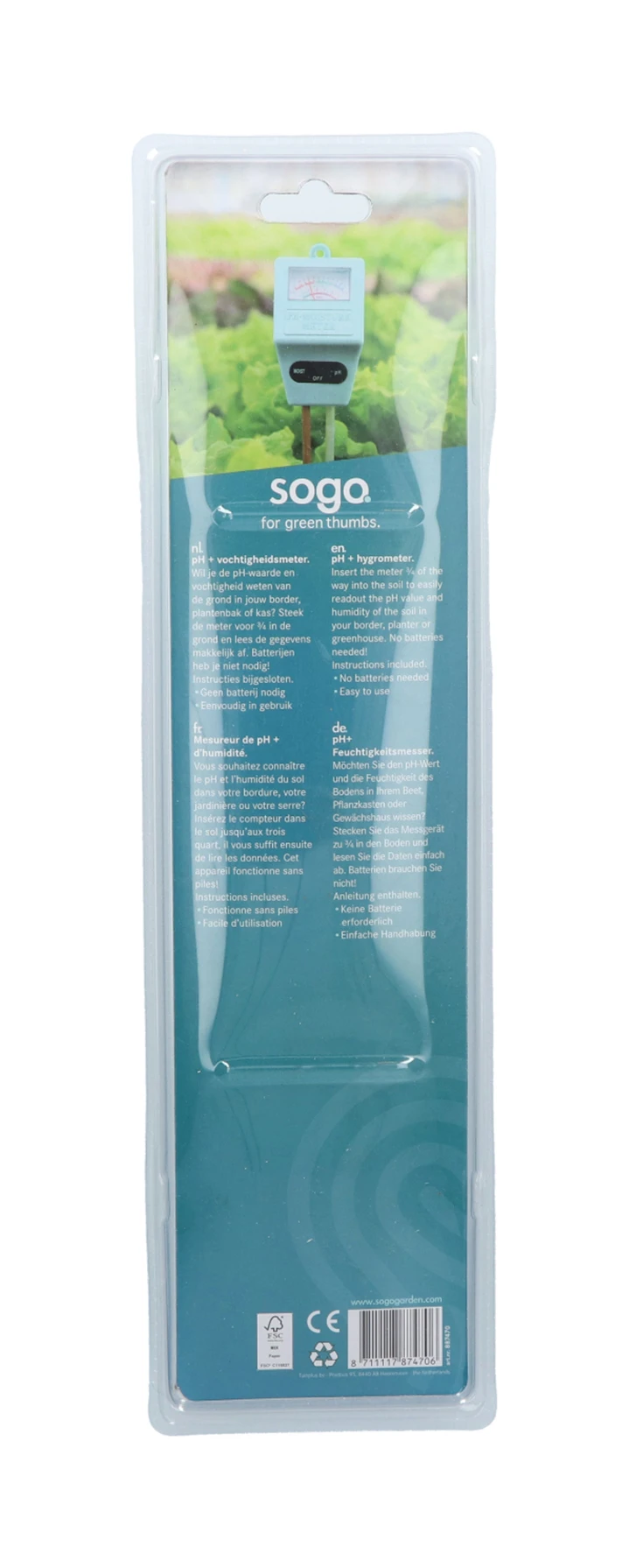 PH Feuchtigkeitsmesser | Gartengeräte Von Sogo 3 PH Feuchtigkeitsmesser | Gartengeräte Von Sogo – Bild 3