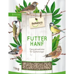 Futter-Hanf (1 Kg) | Gartenvogelfutter Von ReNatura