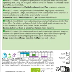 Brokkoli Rasmus | BIO Brokkolisamen Von Sativa Rheinau