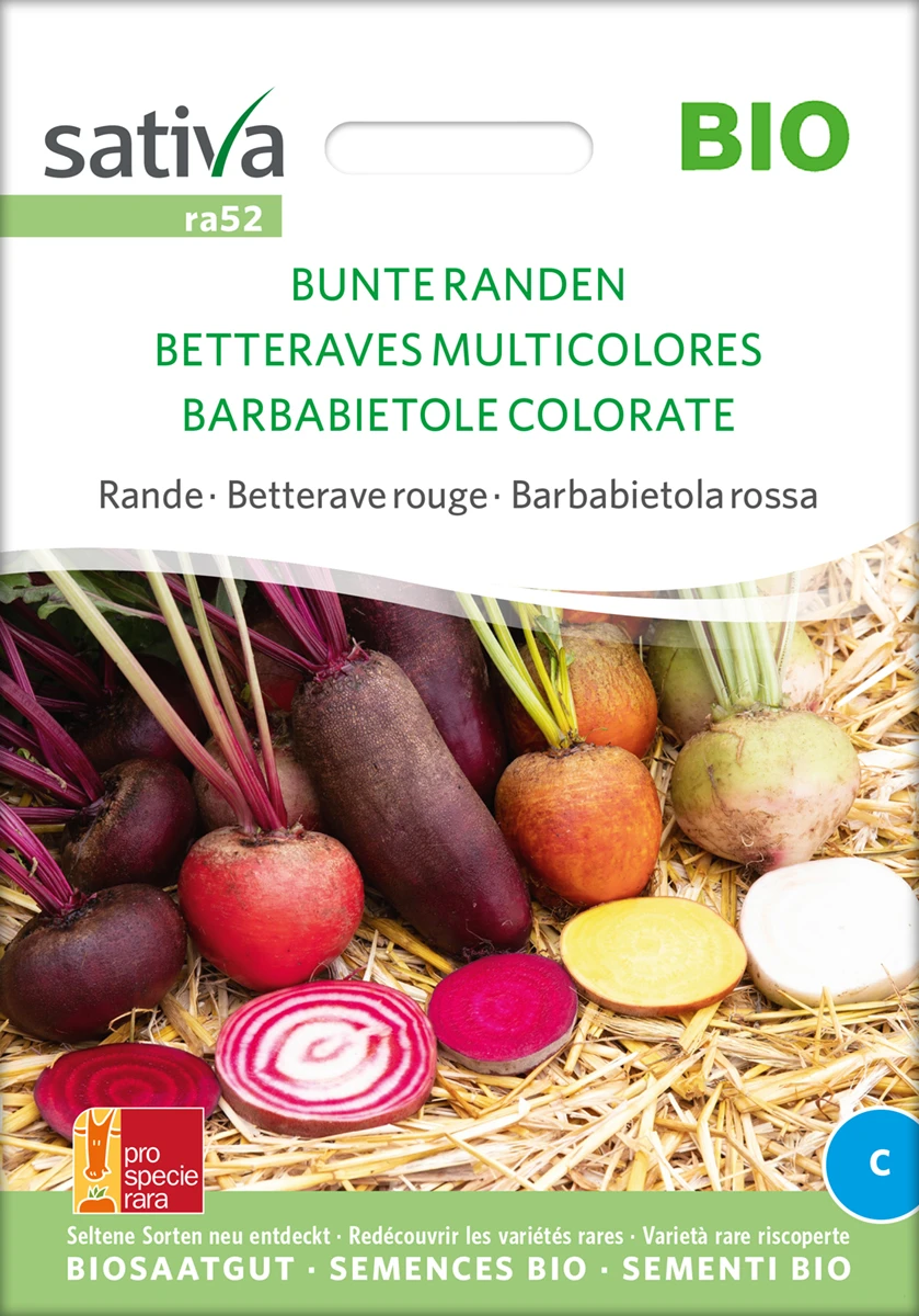 Bunte Randen (Rote Rübe) | BIO Rübensamen Von Sativa Rheinau 1 Bunte Randen (Rote Rübe) | BIO Rübensamen Von Sativa Rheinau