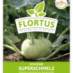 Kohlrabi Superschmelz (100 Stück) | Kohlrabisamen Von FLORTUS -Baum Freude Verkäufe 549856 Kohlrabi Superschmelz 100 Stueck 2000 0473 100x 1