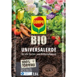 Universal-Erde Torffrei (7,5 L) | BIO Erden Von COMPO