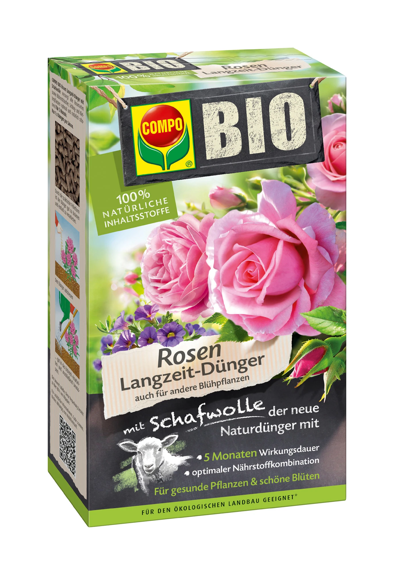 Rosen Langzeit-Dünger Mit Schafwolle (750 G) | BIO Dünger Von COMPO 1 Rosen Langzeit-Dünger Mit Schafwolle (750 G) | BIO Dünger Von COMPO