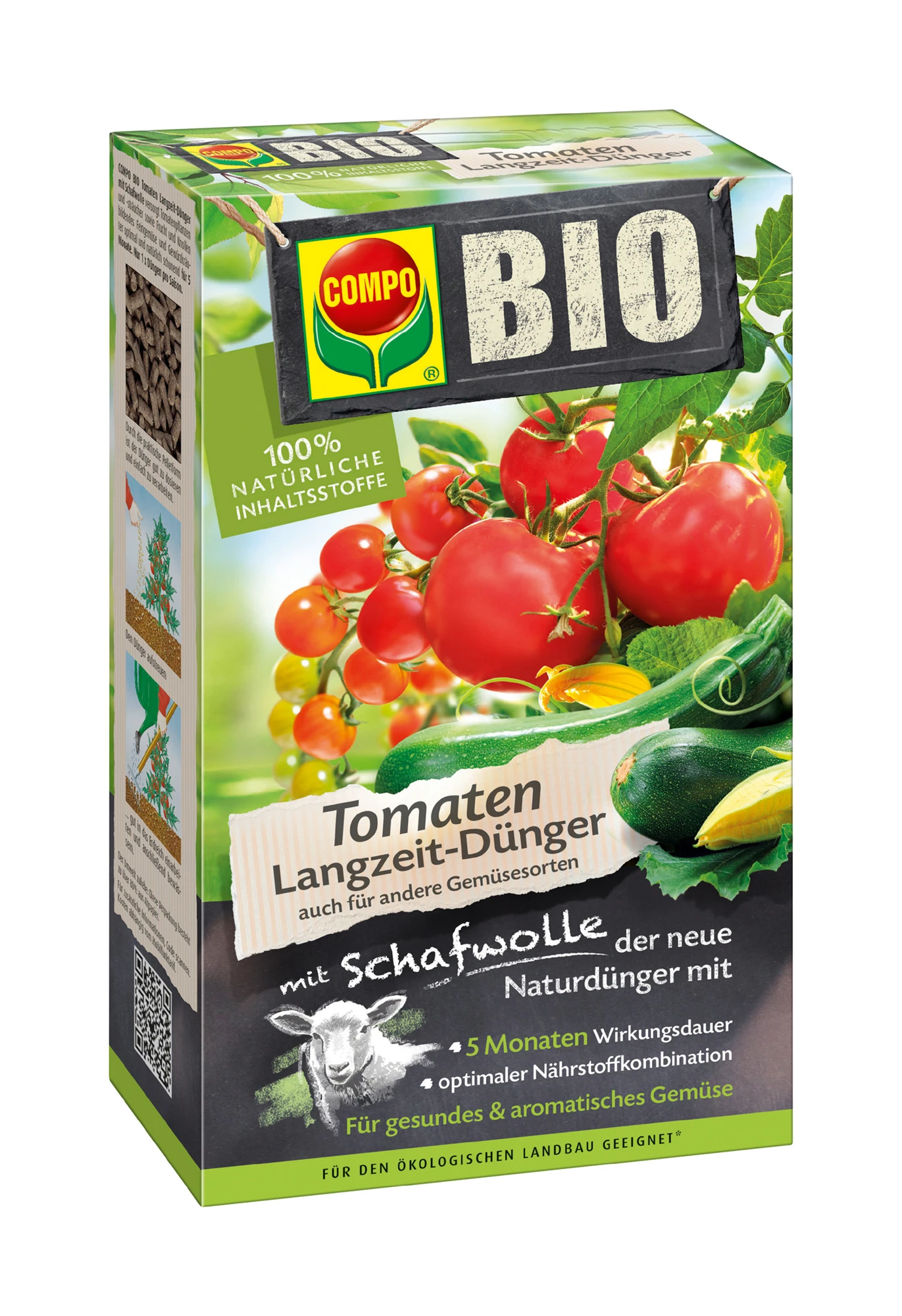 Tomaten Langzeit-Dünger Mit Schafwolle (750 G) | BIO Dünger Von COMPO 1 Tomaten Langzeit-Dünger Mit Schafwolle (750 G) | BIO Dünger Von COMPO