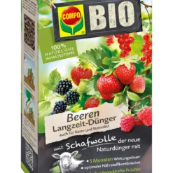 Beeren Langzeit-Dünger Mit Schafwolle (750 G) | BIO Dünger Von COMPO
