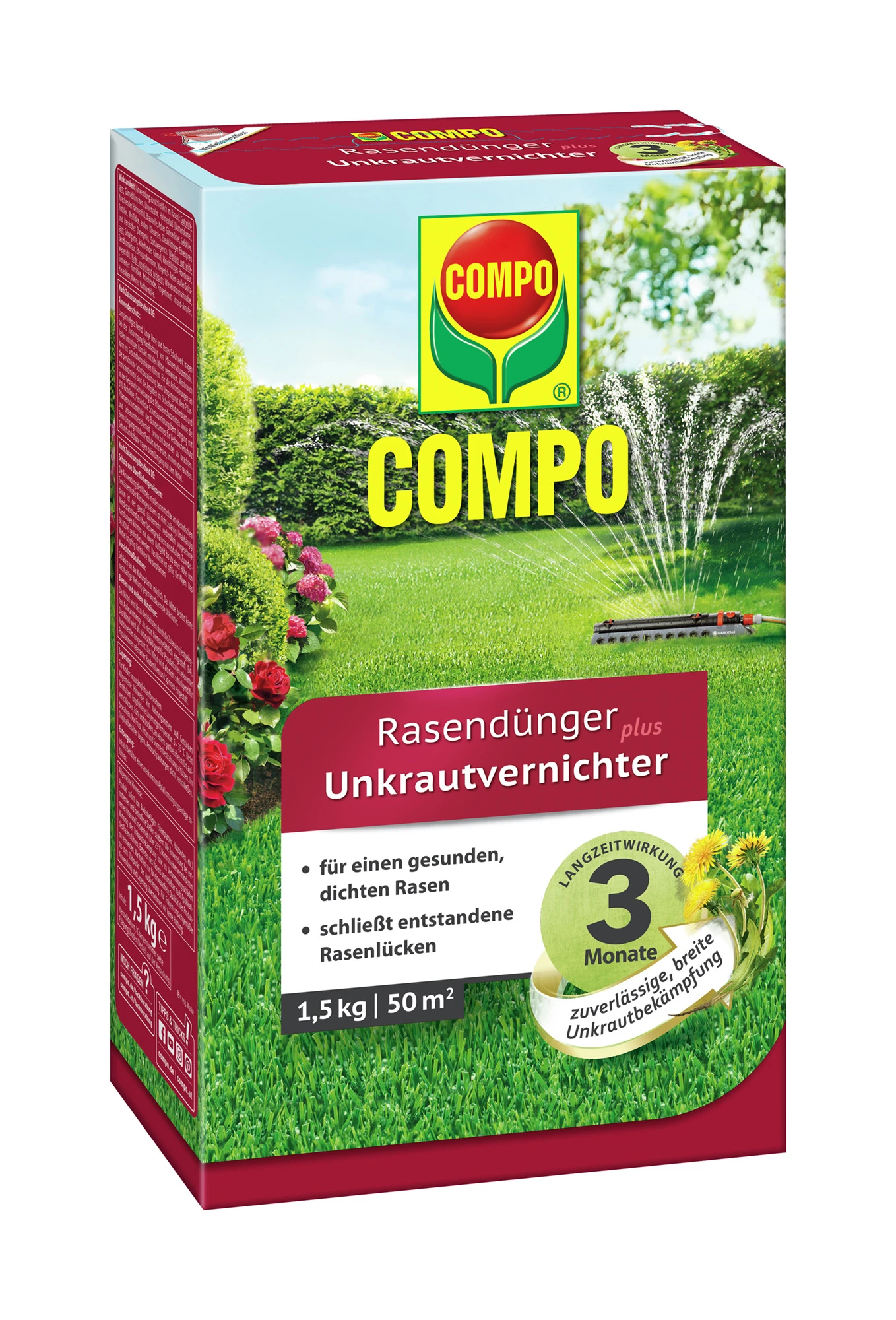 Rasendünger Plus Unkrautvernichter (1,5 Kg) | Dünger Von COMPO 1 Rasendünger Plus Unkrautvernichter (1,5 Kg) | Dünger Von COMPO