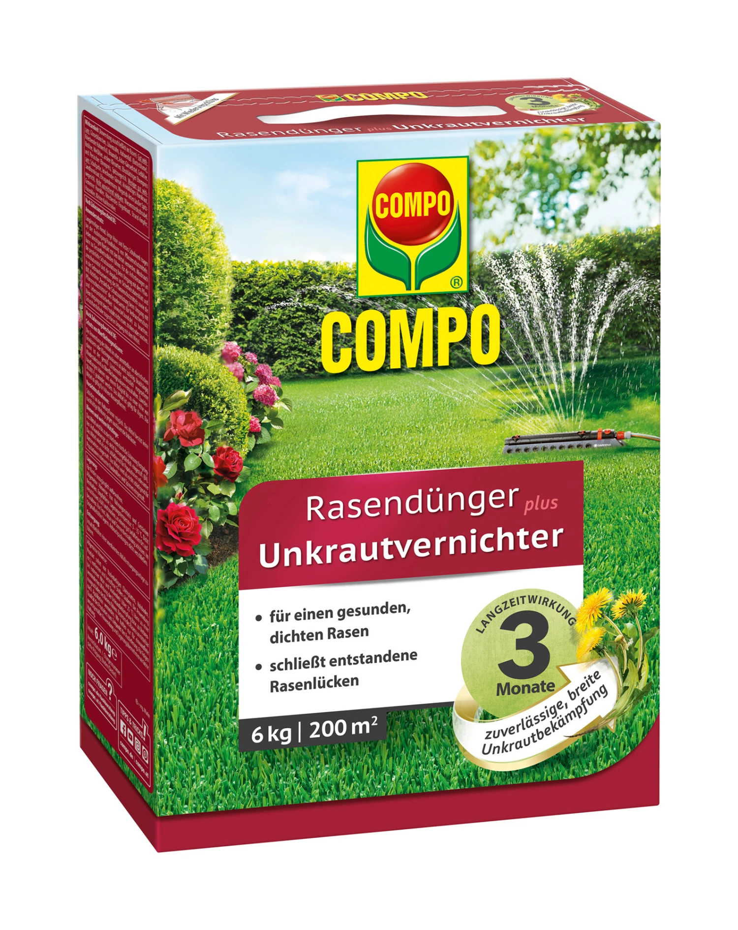 Rasendünger Plus Unkrautvernichter (6 Kg) | Dünger Von COMPO 1 Rasendünger Plus Unkrautvernichter (6 Kg) | Dünger Von COMPO