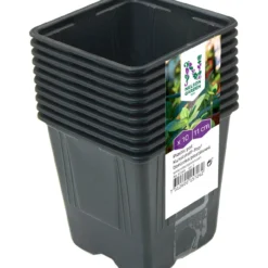 11 Cm Kunststofftöpfe Quadratisch (10 Stück) | Töpfe Von Nelson Garden