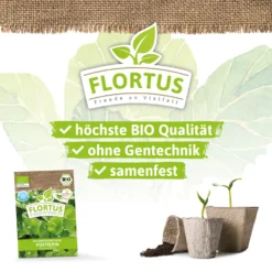 Winterportulak Postelein (100 Tütchen) | BIO Portulaksamen Von FLORTUS -Baum Freude Verkäufe 551882 BIO Winterportulak Postelein 100 Tuetchen 2000 0563 2
