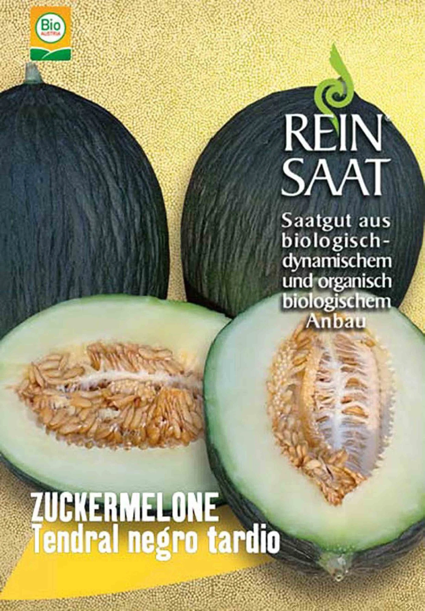 Zuckermelone Tendral Negro Tardio | BIO Melonensamen Von Reinsaat 1 Zuckermelone Tendral Negro Tardio | BIO Melonensamen Von Reinsaat