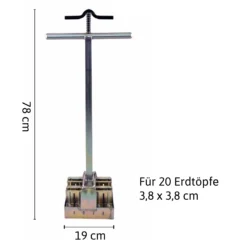 Erdballenpresse Multi 20 Soil Blocker | Erdtopfpressen Von Ladbrooke Soil Blockers -Baum Freude Verkäufe 551996 Erdballenpresse Multi 20 Soil Blocker LADMUL20 lsb 2