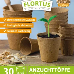 8 Cm Anzuchttopf Rund Auf Holzfaser Basis | Anzuchttöpfe Von FLORTUS 12 8 Cm Anzuchttopf Rund Auf Holzfaser Basis | Anzuchttöpfe Von FLORTUS -Baum Freude Verkäufe 552303 8 cm Anzuchttopf rund auf Holzfaser Basis 30 Stueck 2000 0595 1