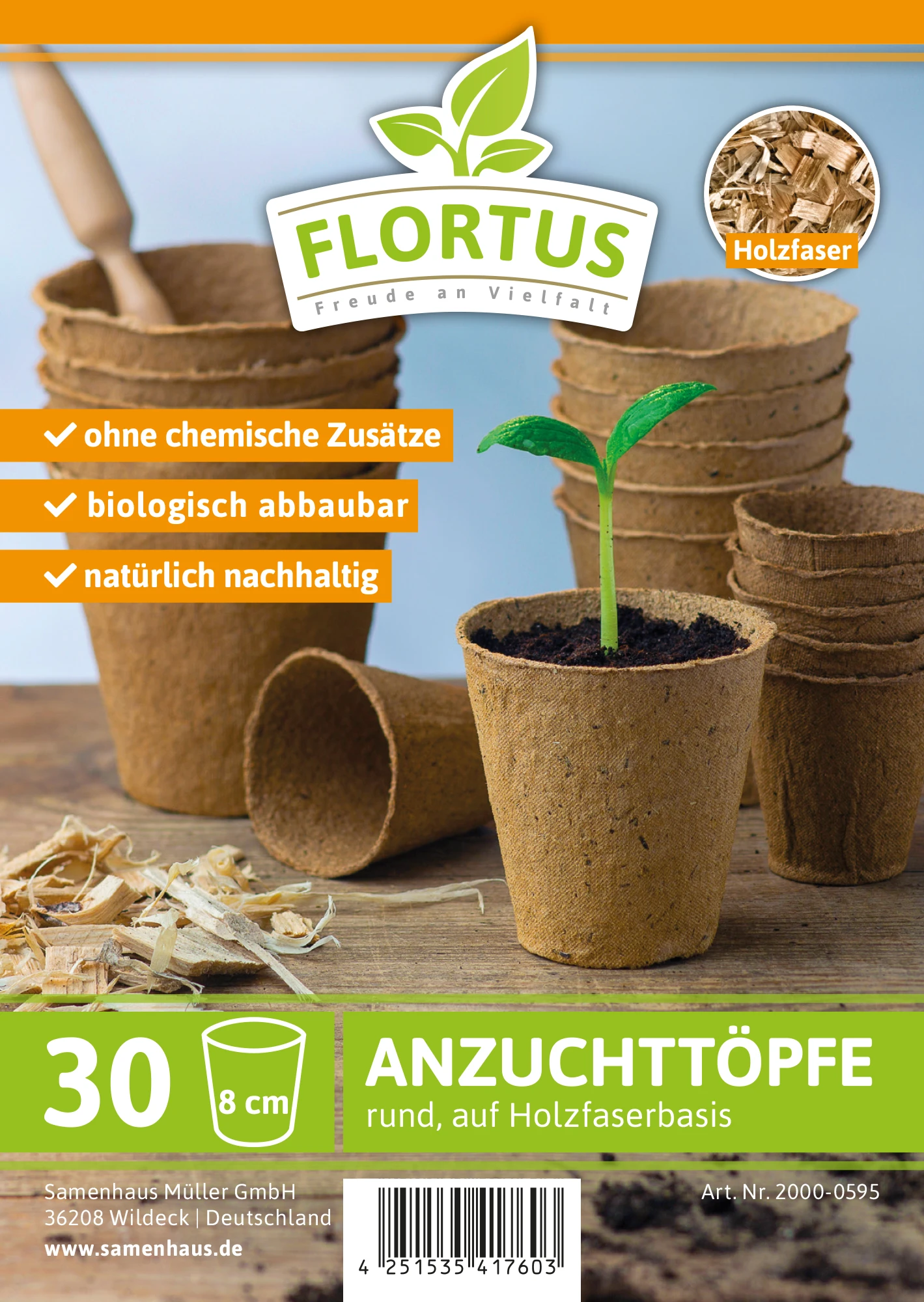 8 Cm Anzuchttopf Rund Auf Holzfaser Basis | Anzuchttöpfe Von FLORTUS 6 8 Cm Anzuchttopf Rund Auf Holzfaser Basis | Anzuchttöpfe Von FLORTUS – Bild 6
