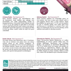 Rettich Red Impression F1 | Rettichsamen Von Buzzy Seeds