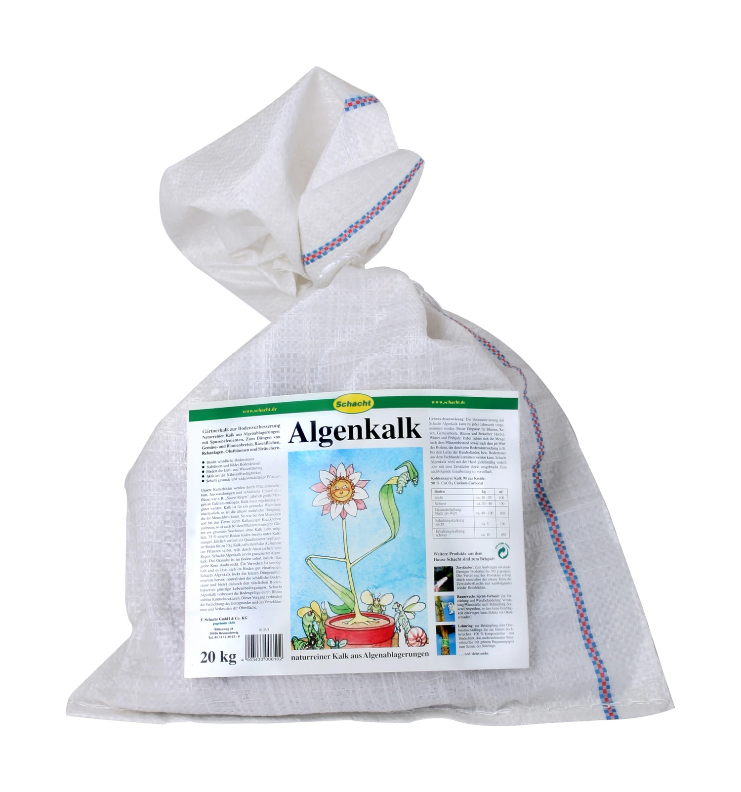 Algenkalk Gekörnt (20 Kg) | BIO Dünger Von Schacht 1 Algenkalk Gekörnt (20 Kg) | BIO Dünger Von Schacht