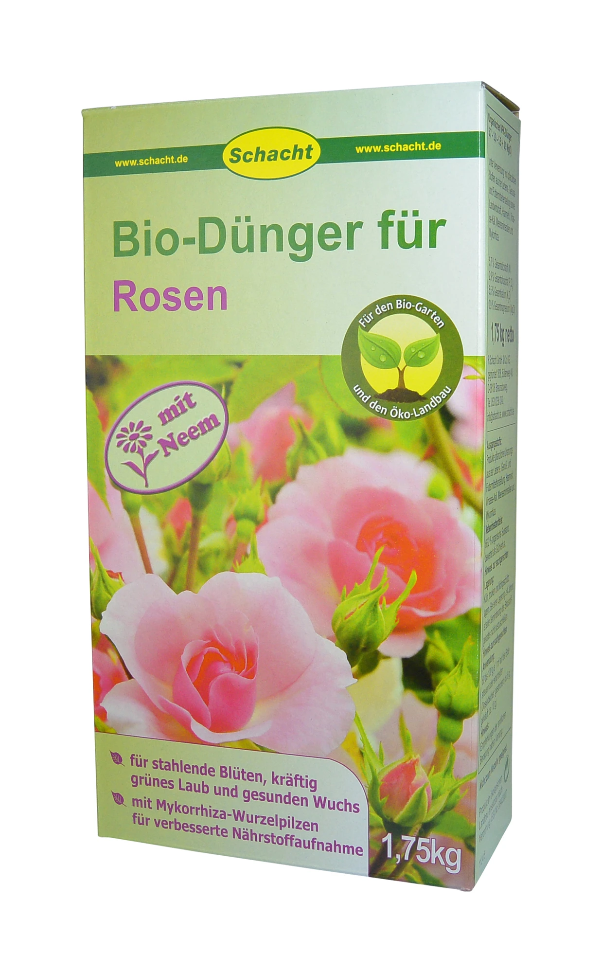 Dünger Für Rosen Mit Mykorrhiza Und Neem (1,75 Kg) | BIO Dünger Von Schacht 1 Dünger Für Rosen Mit Mykorrhiza Und Neem (1,75 Kg) | BIO Dünger Von Schacht