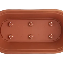 60 Cm Ovaler Blumentrog Terrakotta | Töpfe Von Clever Pots -Baum Freude Verkäufe 553513 60 cm ovaler Blumentopf Terrakotta 1 Stueck 515792 kp 2