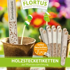 Holzstecketiketten Mit Lasergravur (10 Stück) | Pflanzenetiketten Von FLORTUS 10 Holzstecketiketten Mit Lasergravur (10 Stück) | Pflanzenetiketten Von FLORTUS -Baum Freude Verkäufe 554995 Holzstecketiketten mit Lasergravur 10 Stueck 2000 0780 1