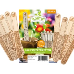 Holzstecketiketten Mit Lasergravur (10 Stück) | Pflanzenetiketten Von FLORTUS 8 Holzstecketiketten Mit Lasergravur (10 Stück) | Pflanzenetiketten Von FLORTUS -Baum Freude Verkäufe 554995 Holzstecketiketten mit Lasergravur 10 Stueck 2000 0780 3