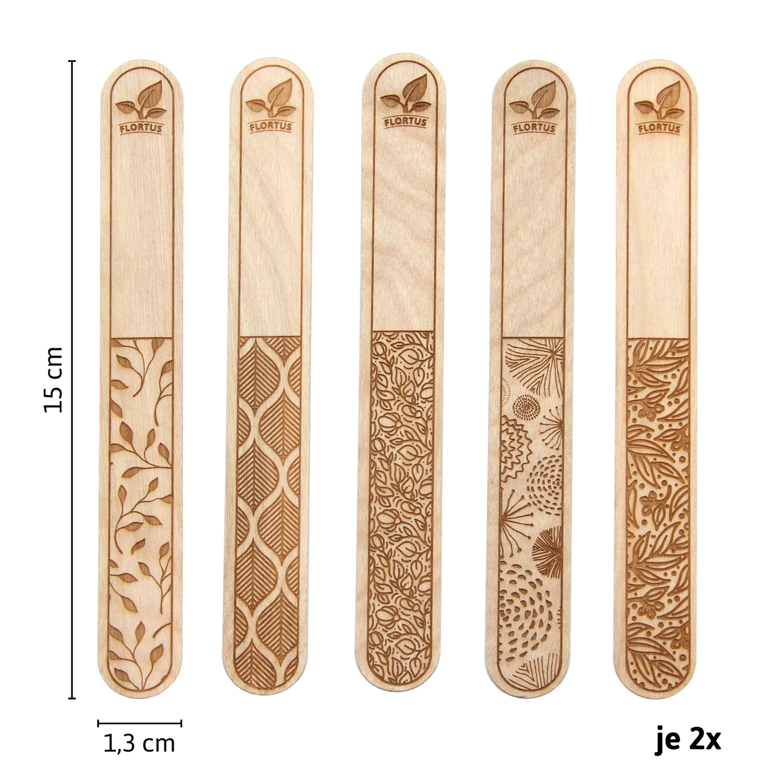 Holzstecketiketten Mit Lasergravur (10 Stück) | Pflanzenetiketten Von FLORTUS 4 Holzstecketiketten Mit Lasergravur (10 Stück) | Pflanzenetiketten Von FLORTUS – Bild 4
