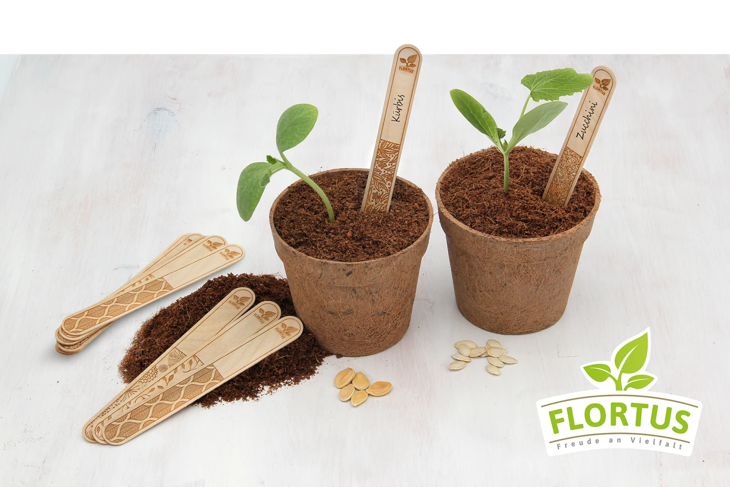 Holzstecketiketten Mit Lasergravur (10 Stück) | Pflanzenetiketten Von FLORTUS 6 Holzstecketiketten Mit Lasergravur (10 Stück) | Pflanzenetiketten Von FLORTUS – Bild 6