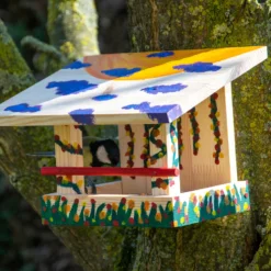 Vogelhaus Mit Bausatz Zum Bemalen | Vogelhäuser Von Dobar 11 Vogelhaus Mit Bausatz Zum Bemalen | Vogelhäuser Von Dobar -Baum Freude Verkäufe 555834 Vogelhaus mit Bausatz zum bemalen 38031FSC dr 6